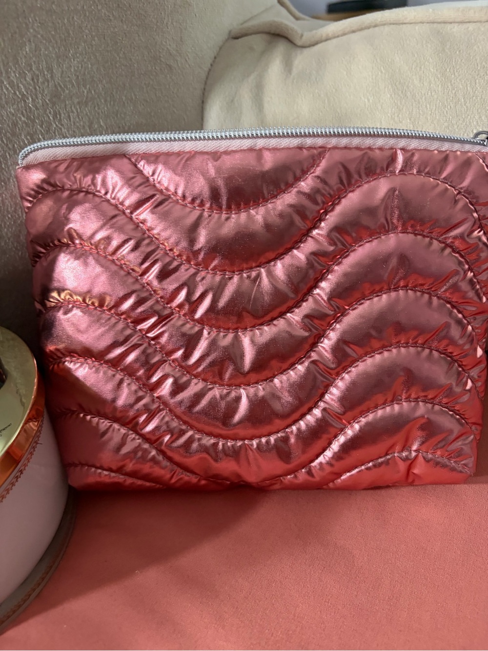 NWT-Bundle w/Lollia Bath Salts, Rose Gold Candle & Cosmetic Bags, Lotions, etc - Picture 8 of 8